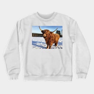 Scottish Highland Cattle Cow 2283 Crewneck Sweatshirt